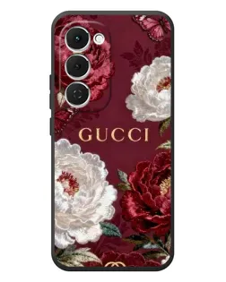 Чехол для TECNO Spark 40 Pro Plus с картинкой «Gucci — бордовые розы»