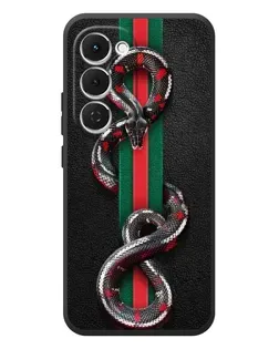 Чехол для TECNO Spark 40 Pro Plus с картинкой «Gucci — змея на полосе»