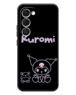 Чехол для TECNO Spark 40 Pro Plus с картинкой «Kuromi — черный минимализм»