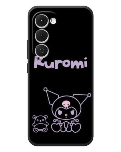 Чехол для TECNO Spark 40 Pro Plus с картинкой «Kuromi — черный минимализм» Чехол для TECNO Spark 40 Pro Plus с картинкой «Kuromi — черный минимализм»