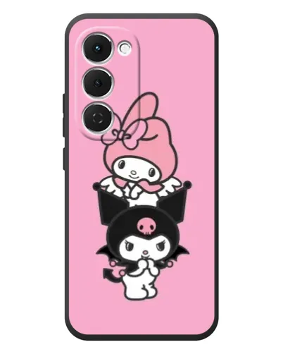 Чехол для TECNO Spark 40 Pro Plus с картинкой «My Melody и Kuromi» Чехол для TECNO Spark 40 Pro Plus с картинкой «My Melody и Kuromi»
