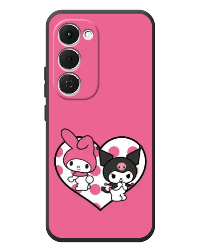Чехол для TECNO Spark 40 Pro Plus с картинкой «Kuromi и My Melody» Чехол для TECNO Spark 40 Pro Plus с картинкой «Kuromi и My Melody»