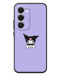 Чехол для TECNO Spark 40 Pro Plus с картинкой «Kuromi — фиолетовый минимализм»