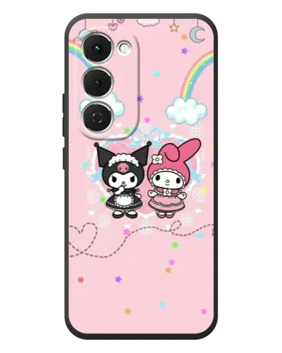 Чехол для TECNO Spark 40 Pro Plus с картинкой «My Melody и Kuromi» Чехол для TECNO Spark 40 Pro Plus с картинкой «My Melody и Kuromi»