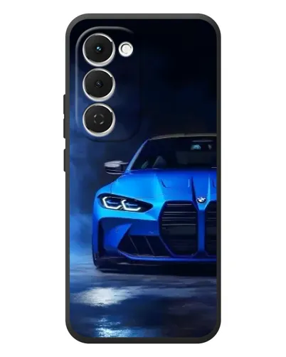 Чохол для TECNO Spark 40 Pro Plus з картинкою «Блакитна BMW M4» Чохол для TECNO Spark 40 Pro Plus з картинкою «Блакитна BMW M4»