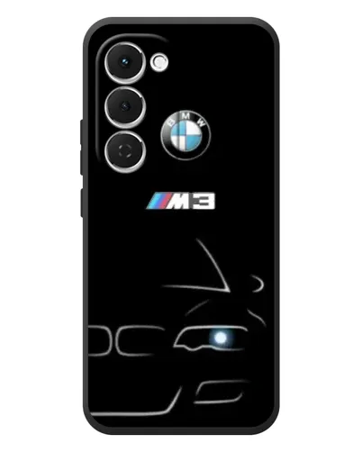 Чохол для TECNO Spark 40 Pro Plus з картинкою «Мінімалістичний принт BMW M3» Чохол для TECNO Spark 40 Pro Plus з картинкою «Мінімалістичний принт BMW M3»