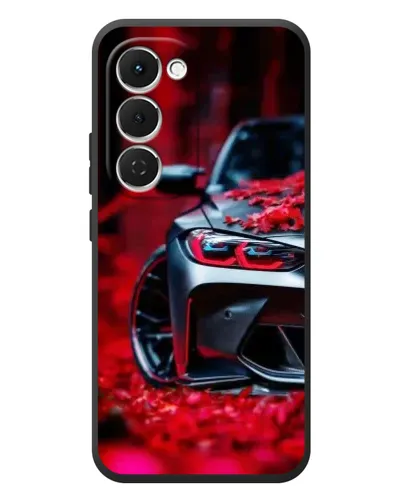 Чохол для TECNO Spark 40 Pro Plus з картинкою «Спортивна BMW та квіти» Чохол для TECNO Spark 40 Pro Plus з картинкою «Спортивна BMW та квіти»