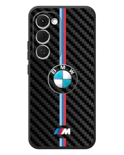 Чохол для TECNO Spark 40 Pro Plus з картинкою «Емблема BMW та карбон» Чохол для TECNO Spark 40 Pro Plus з картинкою «Емблема BMW та карбон»