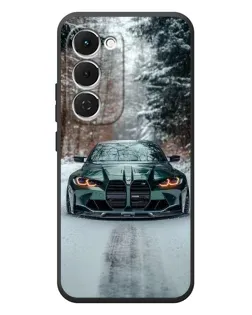 Чохол для TECNO Spark 40 Pro Plus з картинкою «BMW у зимовому лісі» Чохол для TECNO Spark 40 Pro Plus з картинкою «BMW у зимовому лісі»