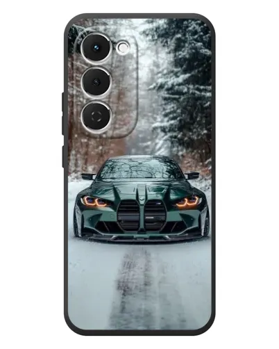 Чохол для TECNO Spark 40 Pro Plus з картинкою «BMW у зимовому лісі» Чохол для TECNO Spark 40 Pro Plus з картинкою «BMW у зимовому лісі»