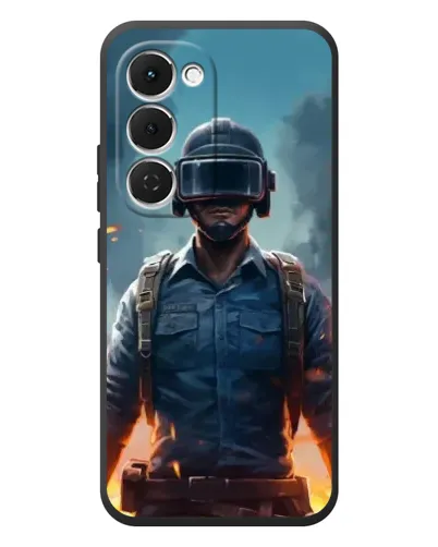 Чехол для TECNO Spark 40 Pro Plus с картинкой «PUBG — реалистичный герой» Чехол для TECNO Spark 40 Pro Plus с картинкой «PUBG — реалистичный герой»