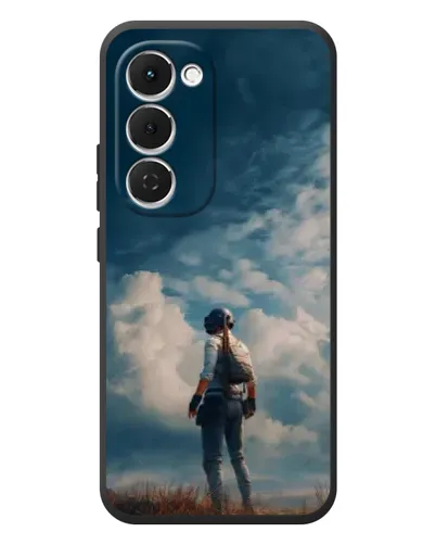 Чехол для TECNO Spark 40 Pro Plus с картинкой «Герой PUBG на скале» Чехол для TECNO Spark 40 Pro Plus с картинкой «Герой PUBG на скале»