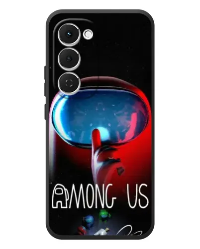Чохол для TECNO Spark 40 Pro Plus з картинкою «Червоний імпостер — макро» Чохол для TECNO Spark 40 Pro Plus з картинкою «Червоний імпостер — макро»