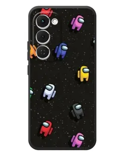 Чохол для TECNO Spark 40 Pro Plus з картинкою «Космічний патерн Among Us»