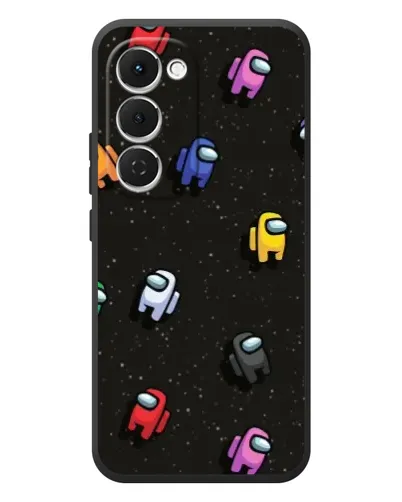 Чохол для TECNO Spark 40 Pro Plus з картинкою «Космічний патерн Among Us» Чохол для TECNO Spark 40 Pro Plus з картинкою «Космічний патерн Among Us»