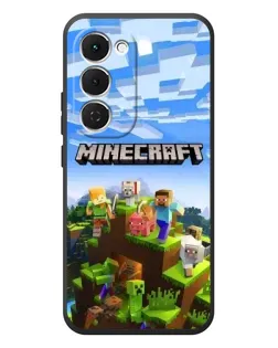 Чохол для TECNO Spark 40 Pro Plus з картинкою «Minecraft класичний світ»