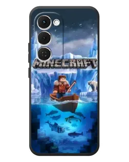 Чохол для TECNO Spark 40 Pro Plus з картинкою «Minecraft льодянийсвіт»