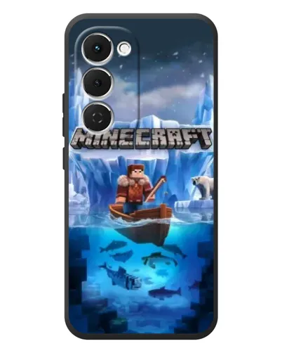 Чохол для TECNO Spark 40 Pro Plus з картинкою «Minecraft льодянийсвіт» Чохол для TECNO Spark 40 Pro Plus з картинкою «Minecraft льодянийсвіт»