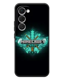 Чохол для TECNO Spark 40 Pro Plus з картинкою «Minecraft Diamond лого»