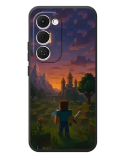 Чохол для TECNO Spark 40 Pro Plus з картинкою «Стів біля вежі»