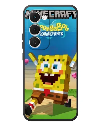 Чехол для TECNO Spark 40 Pro Plus с картинкой «Губка Боб Minecraft» Чехол для TECNO Spark 40 Pro Plus с картинкой «Губка Боб Minecraft»
