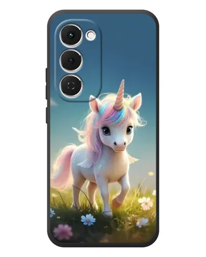 Чехол для TECNO Spark 40 Pro Plus с картинкой «Единорог на поляне» Чехол для TECNO Spark 40 Pro Plus с картинкой «Единорог на поляне»