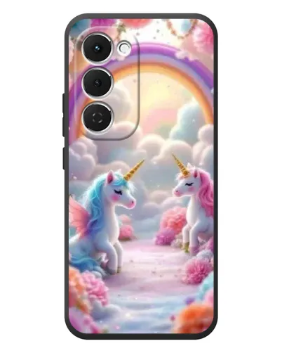 Чехол для TECNO Spark 40 Pro Plus с картинкой «Радуга и единороги» Чехол для TECNO Spark 40 Pro Plus с картинкой «Радуга и единороги»