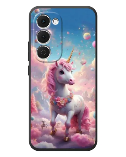 Чехол для TECNO Spark 40 Pro Plus с картинкой «Единорог среди облаков» Чехол для TECNO Spark 40 Pro Plus с картинкой «Единорог среди облаков»