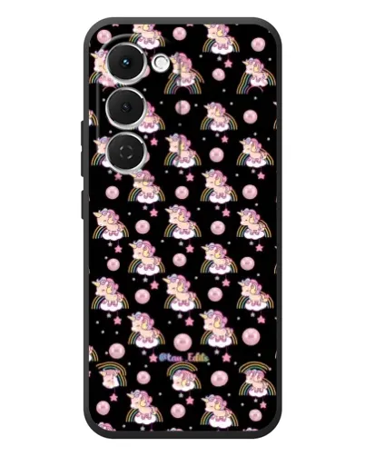 Чехол для TECNO Spark 40 Pro Plus с картинкой «Magic Unicorn паттерн» Чехол для TECNO Spark 40 Pro Plus с картинкой «Magic Unicorn паттерн»