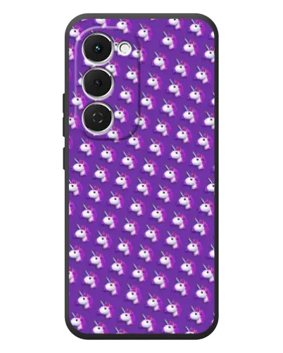 Чехол для TECNO Spark 40 Pro Plus с картинкой «Единороги на фиолетовом» Чехол для TECNO Spark 40 Pro Plus с картинкой «Единороги на фиолетовом»
