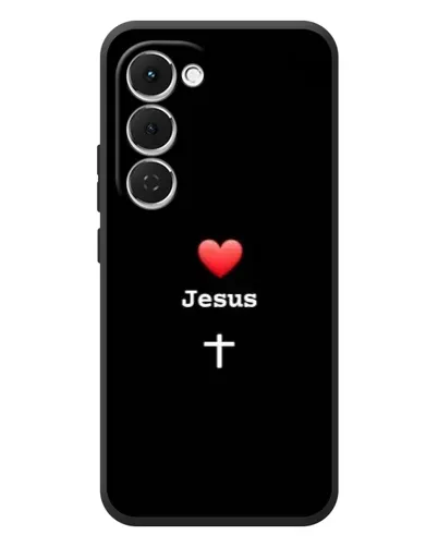 Чехол для TECNO Spark 40 Pro Plus с картинкой «Сердце - Jesus»
