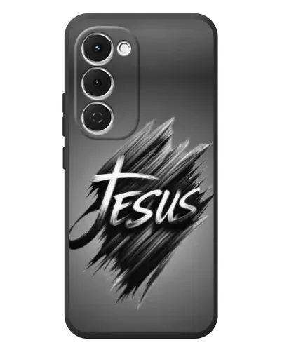 Чехол для TECNO Spark 40 Pro Plus с картинкой «Надпись Jesus Graffiti»