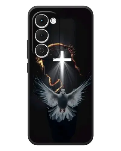 Чехол для TECNO Spark 40 Pro Plus с картинкой «Голубь и Свет»