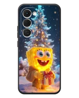 Чехол для TECNO Spark 40 Pro Plus с картинкой «Рождественский Спанч Боб» Чехол для TECNO Spark 40 Pro Plus с картинкой «Рождественский Спанч Боб»