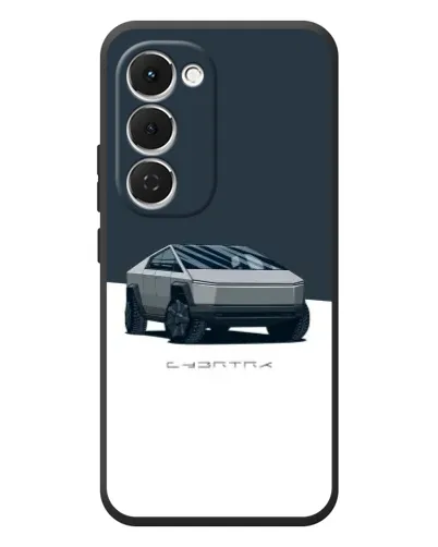 Чехол для TECNO Spark 40 Pro Plus с картинкой «Серебристый Cybertruck Tesla» Чехол для TECNO Spark 40 Pro Plus с картинкой «Серебристый Cybertruck Tesla»