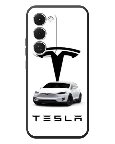 Чехол для TECNO Spark 40 Pro Plus с картинкой «Tesla White Style» Чехол для TECNO Spark 40 Pro Plus с картинкой «Tesla White Style»