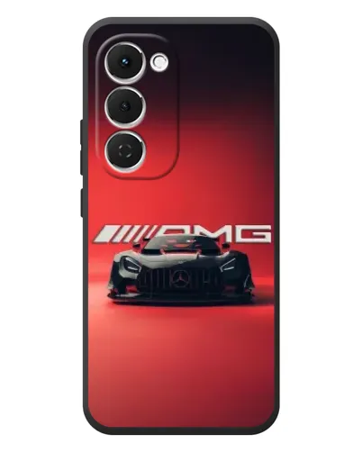 Чехол для TECNO Spark 40 Pro Plus с картинкой «Mercedes AMG — красная линия»