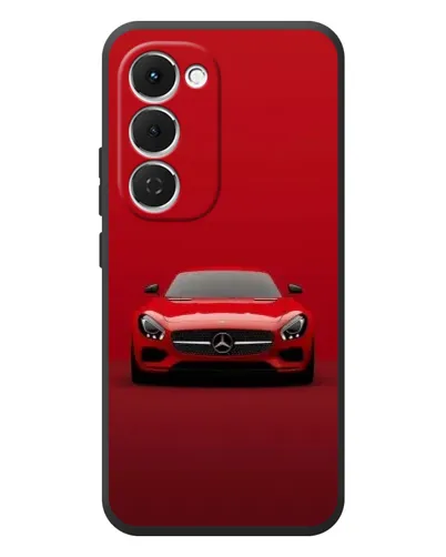 Чехол для TECNO Spark 40 Pro Plus с картинкой «Красный Mercedes AMG»