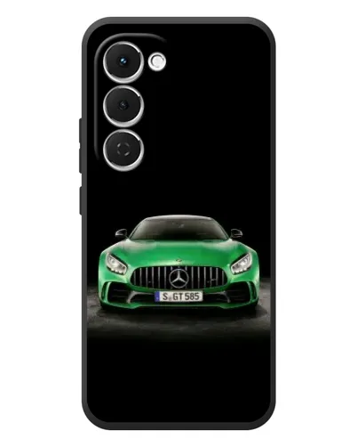 Чехол для TECNO Spark 40 Pro Plus с картинкой «Mercedes — неоновый лого»