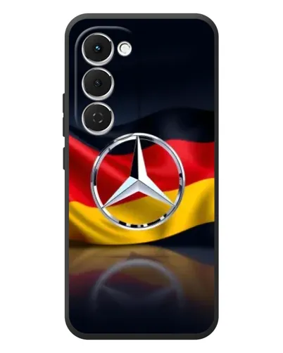 Чехол для TECNO Spark 40 Pro Plus с картинкой «Mercedes — флаг Германии»