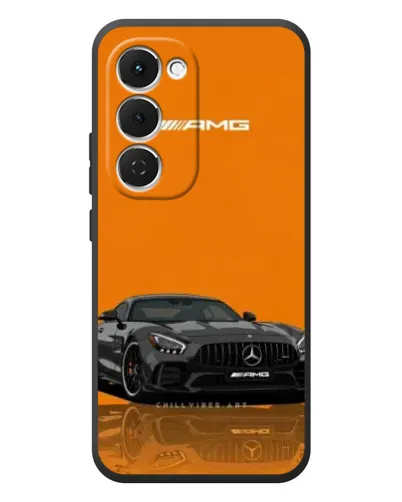 Чехол для TECNO Spark 40 Pro Plus с картинкой «Оранжевый Mercedes AMG»