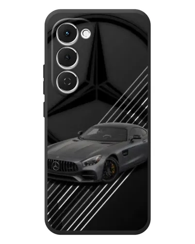 Чехол для TECNO Spark 40 Pro Plus с картинкой «Mercedes AMG — графика»
