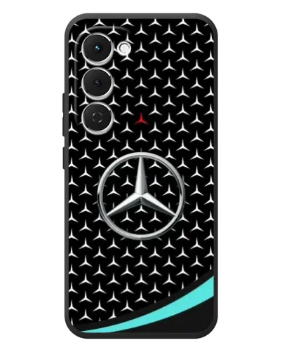 Чехол для TECNO Spark 40 Pro Plus с картинкой «Mercedes — бирюзовый акцент»