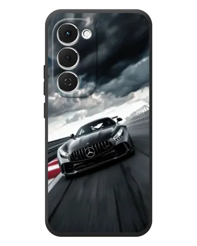 Чехол для TECNO Spark 40 Pro Plus с картинкой «Гоночный Mercedes AMG»