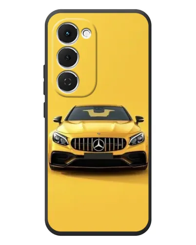 Чехол для TECNO Spark 40 Pro Plus с картинкой «Желтый Mercedes GT»
