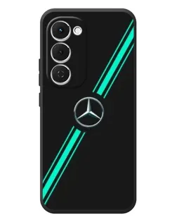 Чехол для TECNO Spark 40 Pro Plus с картинкой «Спортивные линии Mercedes» Чехол для TECNO Spark 40 Pro Plus с картинкой «Спортивные линии Mercedes»