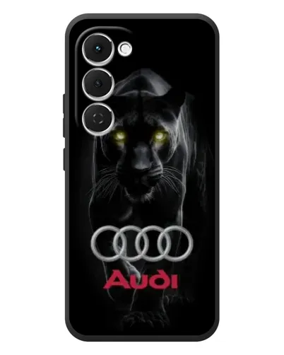 Чехол для TECNO Spark 40 Pro Plus с картинкой «Пантера и Audi» Чехол для TECNO Spark 40 Pro Plus с картинкой «Пантера и Audi»