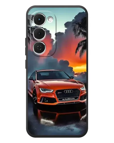 Чехол для TECNO Spark 40 Pro Plus с картинкой «Audi — закат» Чехол для TECNO Spark 40 Pro Plus с картинкой «Audi — закат»