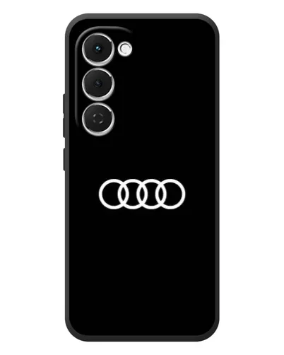Чехол для TECNO Spark 40 Pro Plus с картинкой «Audi White Logo» Чехол для TECNO Spark 40 Pro Plus с картинкой «Audi White Logo»