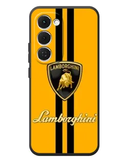 Чехол для TECNO Spark 40 Pro Plus с картинкой «Lamborghini Stripe желтый»
